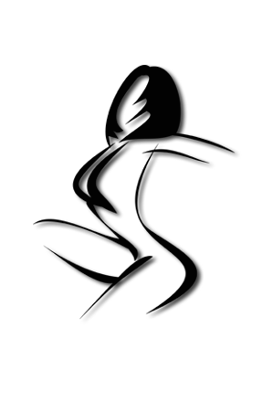 Stylized silhouette